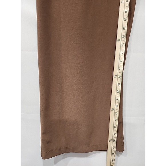 Halara Active Pants Womens L Brown Polyester Blend Elastic Waist Pockets Stretch - Picture 5 of 10